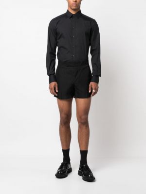 Shorts ajustées en jacquard Sapio noir