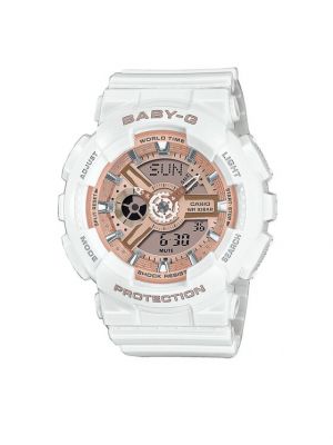 Biały zegarek Baby-g