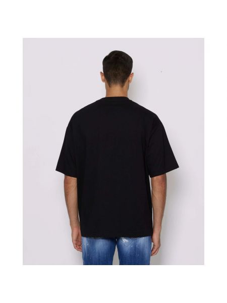 T-shirt mit kurzen ärmeln mit rundem ausschnitt John Richmond schwarz