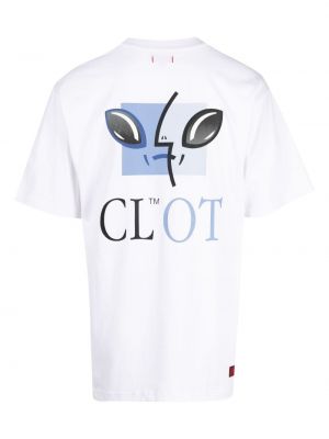 T-shirt aus baumwoll mit print Clot