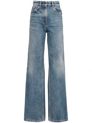 Straight fit džíny s vysokým pasem Prada