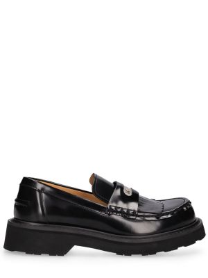 Pantofi loafer din piele Kenzo Paris negru