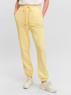 Sportovní kalhoty Aware By Vero Moda žluté
