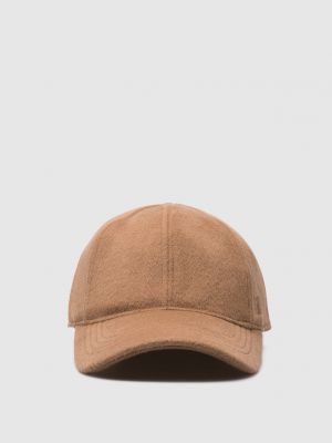 Вовняна кепка Toteme коричнева
