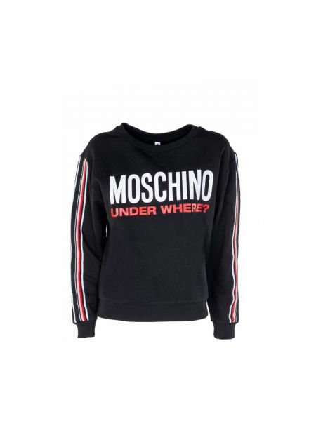 Bluza z nadrukiem Moschino czarna