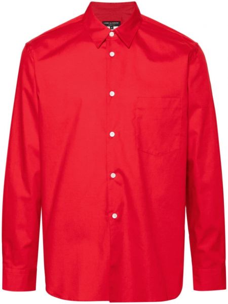 Βαμβακερό πουκάμισο Comme Des Garçons Homme Plus κόκκινο