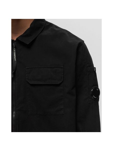 Camisa con cremallera con bolsillos C.p. Company negro