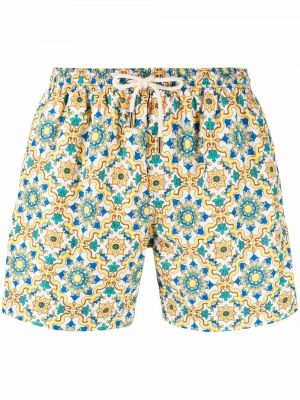 Trykt shorts Peninsula Swimwear gul