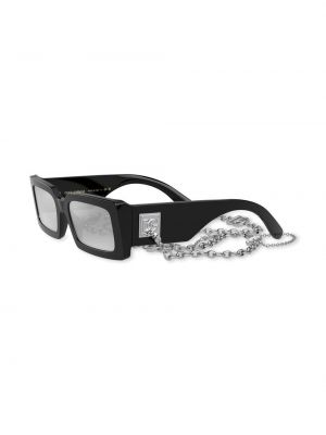 Okulary przeciwsłoneczne w zebrę Dolce & Gabbana Eyewear czarne