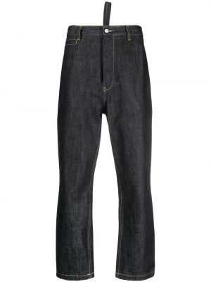 High waist straight jeans Studio Nicholson blau