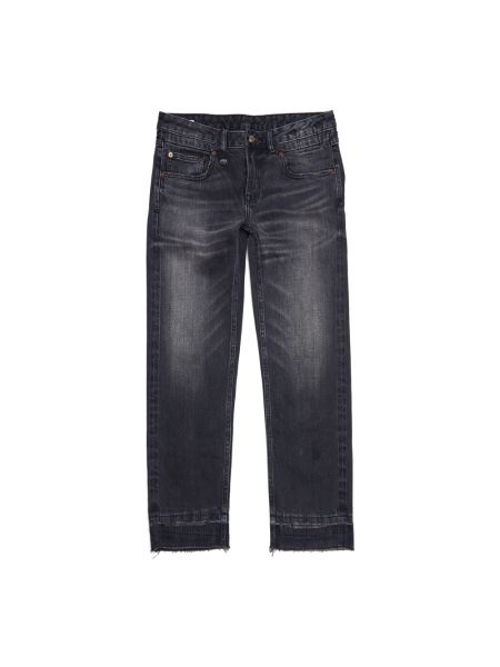 Czarne proste jeansy R13