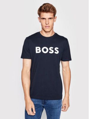 T-shirt Boss bleu