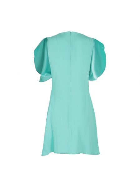 Mini vestido manga corta elegante Victoria Beckham azul