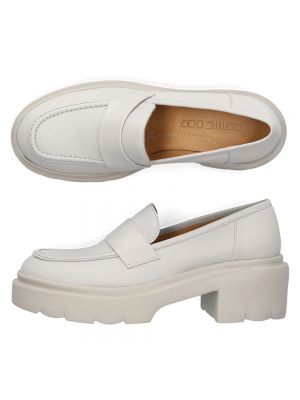 Loafers de ante Pomme D'or blanco
