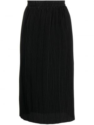 Drapovaný sukňa s potlačou Tout A Coup čierna