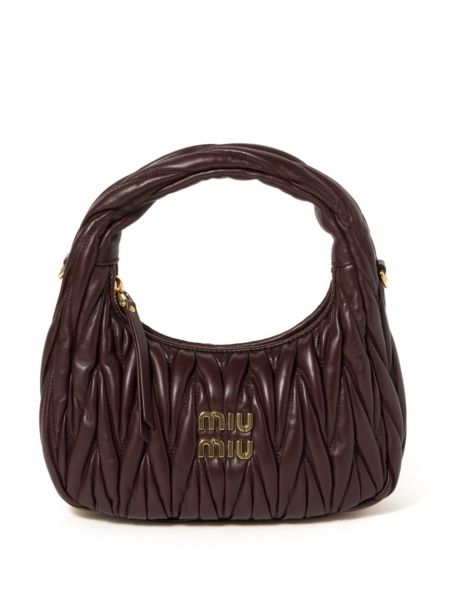 Shopping bag Miu Miu brun