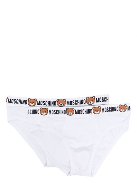 Pamuk boxer külot Moschino beyaz