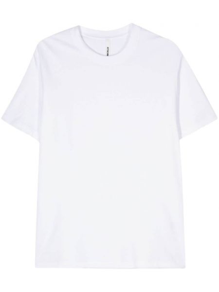 T-shirt en coton avec manches courtes Attachment blanc