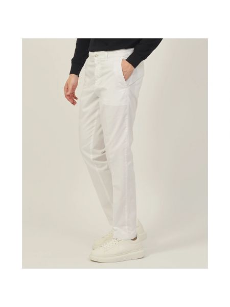 Pantalones chinos slim fit Hugo Boss blanco