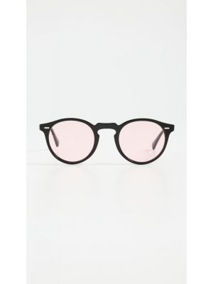 Черные очки солнцезащитные Oliver Peoples Eyewear