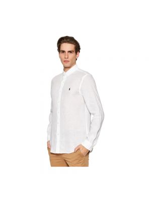 Koszula casual biznesowa Ralph Lauren biała