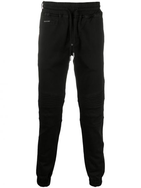 Pantalones de chándal slim fit Philipp Plein negro