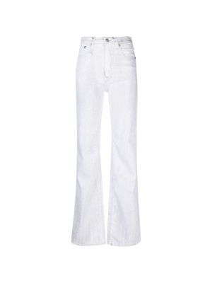 Białe spodnie relaxed fit R13