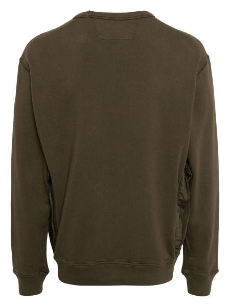 Siuvinėtas fliso džemperis C.p. Company žalia