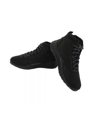 Sneakersy z nubuku Timberland czarne