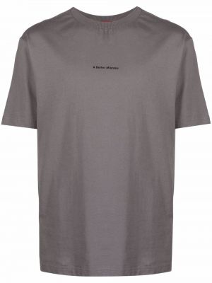 T-shirt con stampa A Better Mistake grigio