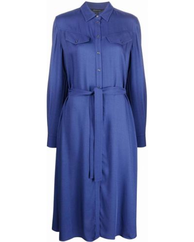 Vestido camisero Armani Exchange azul