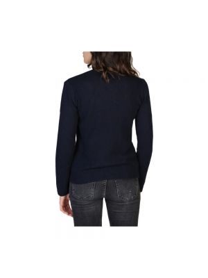 Sweter z kaszmiru z długim rękawem Cashmere Company niebieski