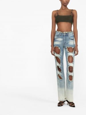 Distressed straight jeans Rui