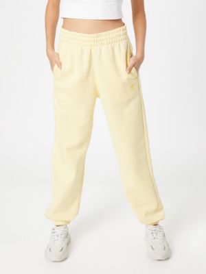 Fleece παντελόνι Adidas Originals κίτρινο