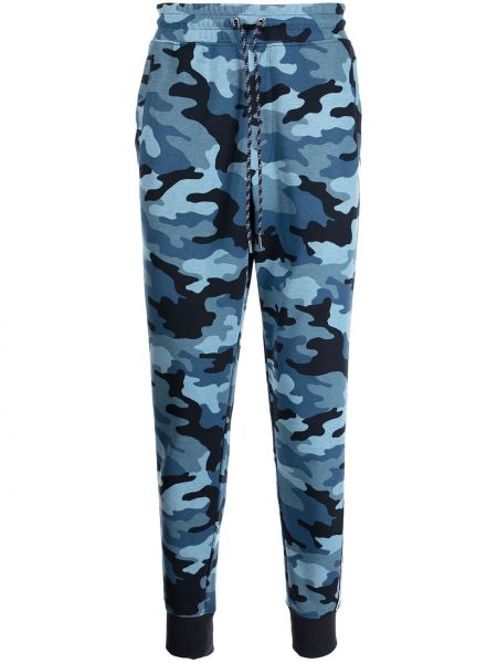 Pantalones de chándal con estampado Michael Kors azul