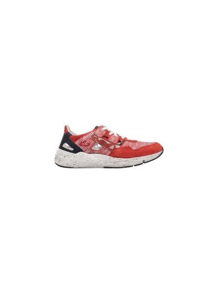 Czerwone sneakersy zamszowe Alberto Guardiani