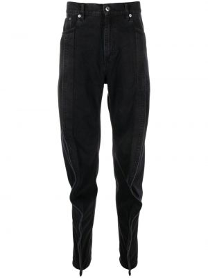 Bavlnené džínsy s rovným strihom Y/project čierna