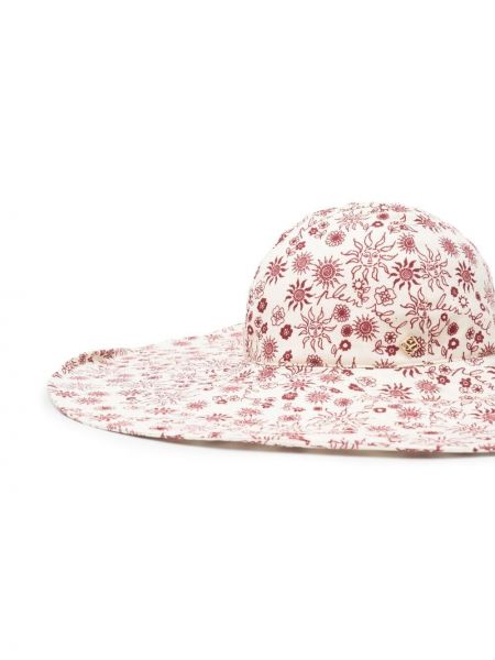 Sombrero de flores con estampado Sandro Paris