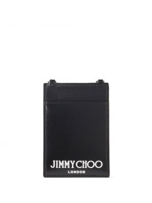 Portefeuille à imprimé Jimmy Choo noir