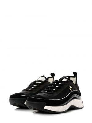 Sneakers με κορδόνια με δαντέλα chunky Chanel Pre-owned