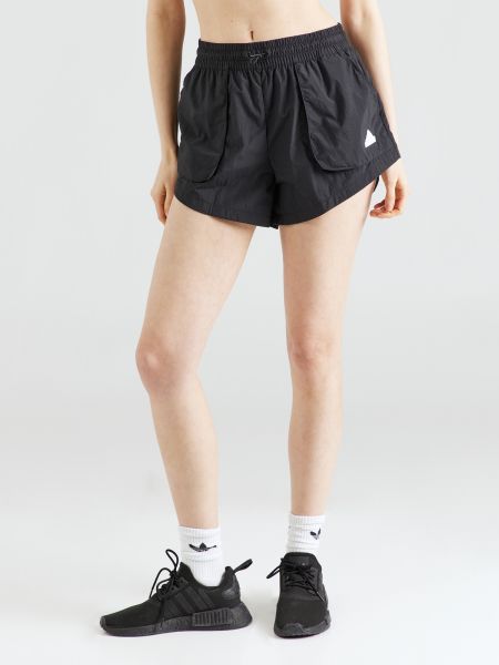 Pantaloni sport cu croială lejeră cu talie înaltă Adidas