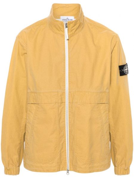 Uzun ceket Stone Island sarı