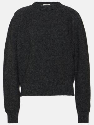 Шерстяной свитер Lemaire черный