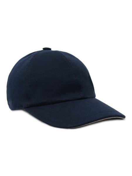 Хлопковая кепка Capobianco синяя