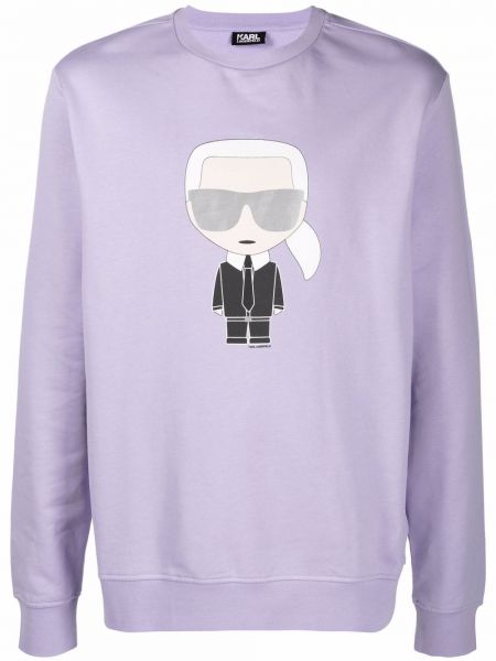 Sudadera Karl Lagerfeld violeta