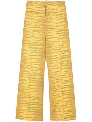 Pantaloni cu imagine cu dungi de tigru Victoria Beckham