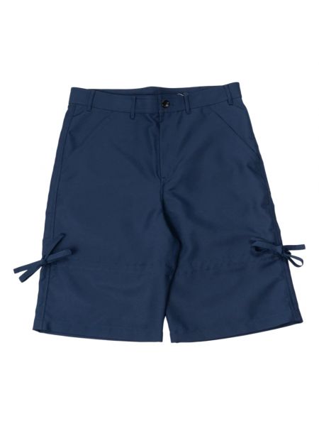 Einfarbige casual shorts Comme Des Garçons blau