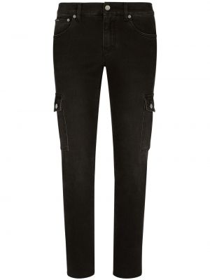 Jeans skinny avec poches Dolce & Gabbana noir
