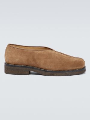 Pantofi loafer din piele de căprioară Lemaire maro