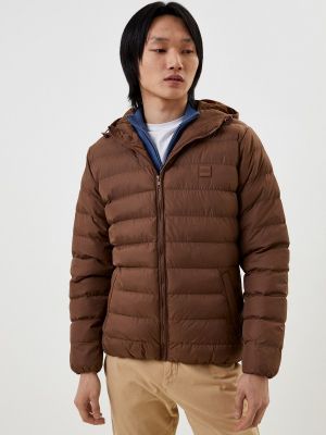 Утепленная куртка Urban Classics коричневая